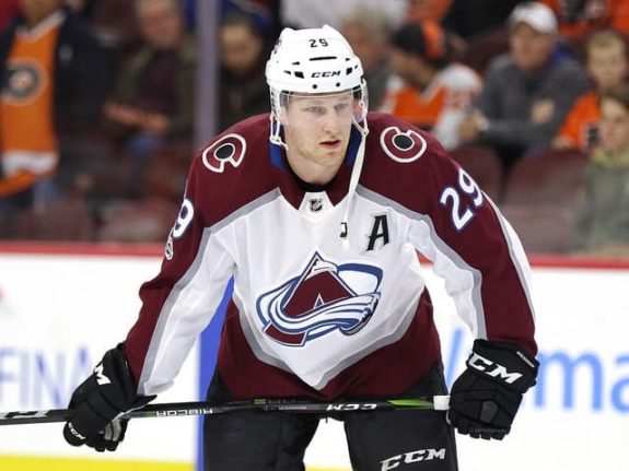 Colorado Avalanche forward Nathan MacKinnon