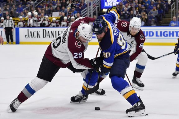 Colorado Avalanche Nathan MacKinnon St. Louis Blues Ryan O'Reilly