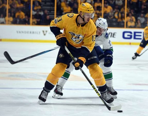 Nashville Predators center Nick Bonino