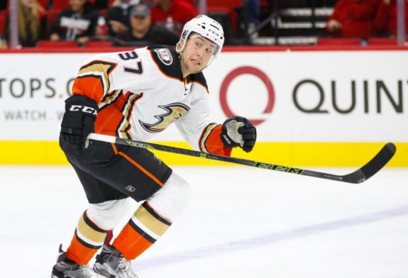 (James Guillory-USA TODAY Sports) Nick Ritchie could be a fantasy sleeper this season, providing Anaheim doesn't add any more left-wingers between now and the start of the season and providing he has a strong training camp to secure a spot on a scoring line.