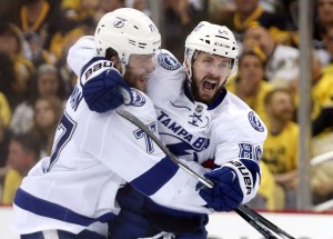 Nikita Kucherov is still without a contract extension (Charles LeClaire-USA TODAY Sports)