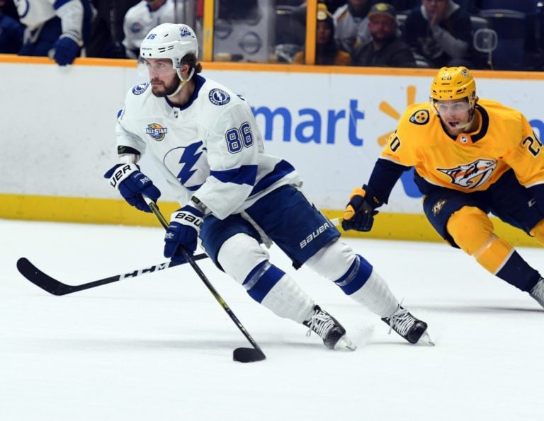 Mitchell & Ness Men's NHL Dark Jersey Lightning 2013 Nikita Kucherov