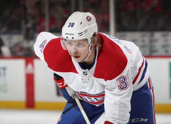 Montreal Canadiens forward Nikita Scherbak