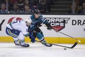 Have the Sharks kept Goldobin in AHL to avoid exposure to the expansion draft? (Kyle Terada-USA TODAY Sports)