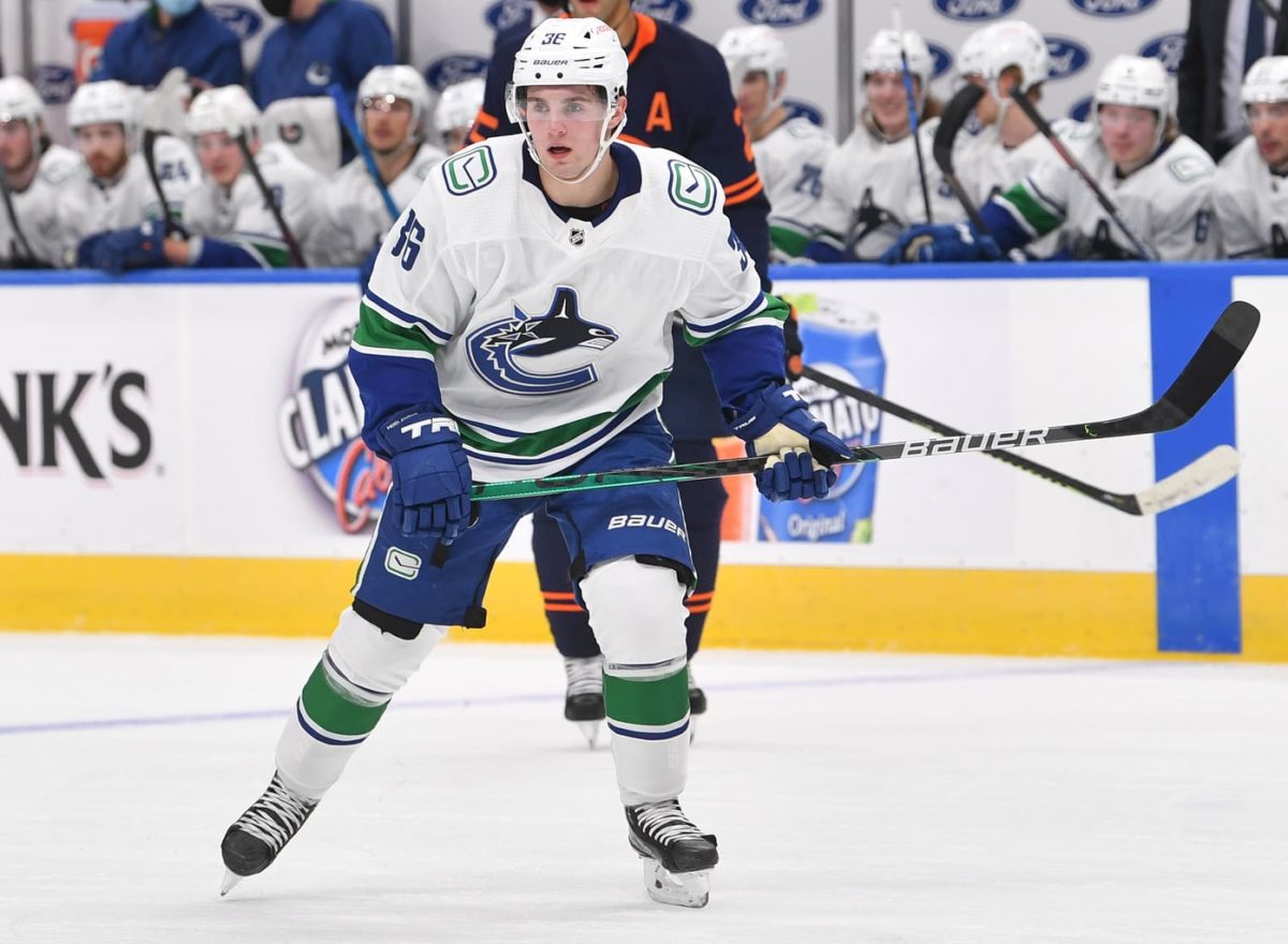 Nils Hoglander Vancouver Canucks