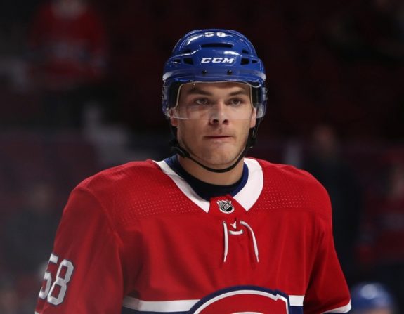 Montreal Canadiens defenseman Noah Juulsen