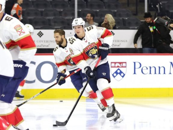 Noel Acciari of the Florida Panthers is one of 20 Rhode Island-born NHL players.