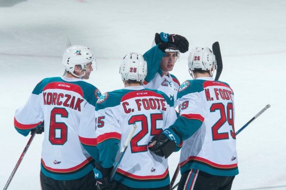 Kelowna Rockets celebration