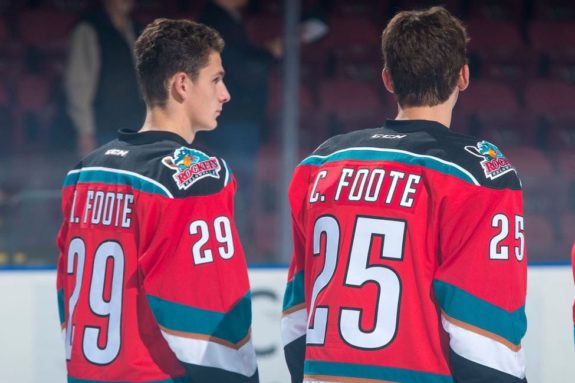 Nolan Foote Cal Foote Kelowna Rockets