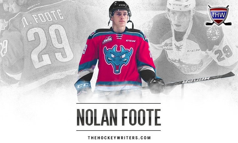 Both feet in: Lightning double down on Foote family, draft Cal's brother  Nolan - The Athletic