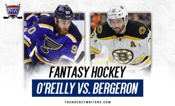 Fantasy Hockey Ryan O'Reilly St. Louis Blues Patrice Bergeron Boston Bruins