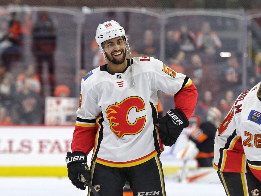 Charitybuzz: Calgary Flames Jersey Autographed by Oliver Kylington