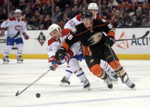 Ondrej Kase (86) Artturi Lehkonen (62) and Andrew Shaw (65) (Gary A. Vasquez-USA TODAY Sports)