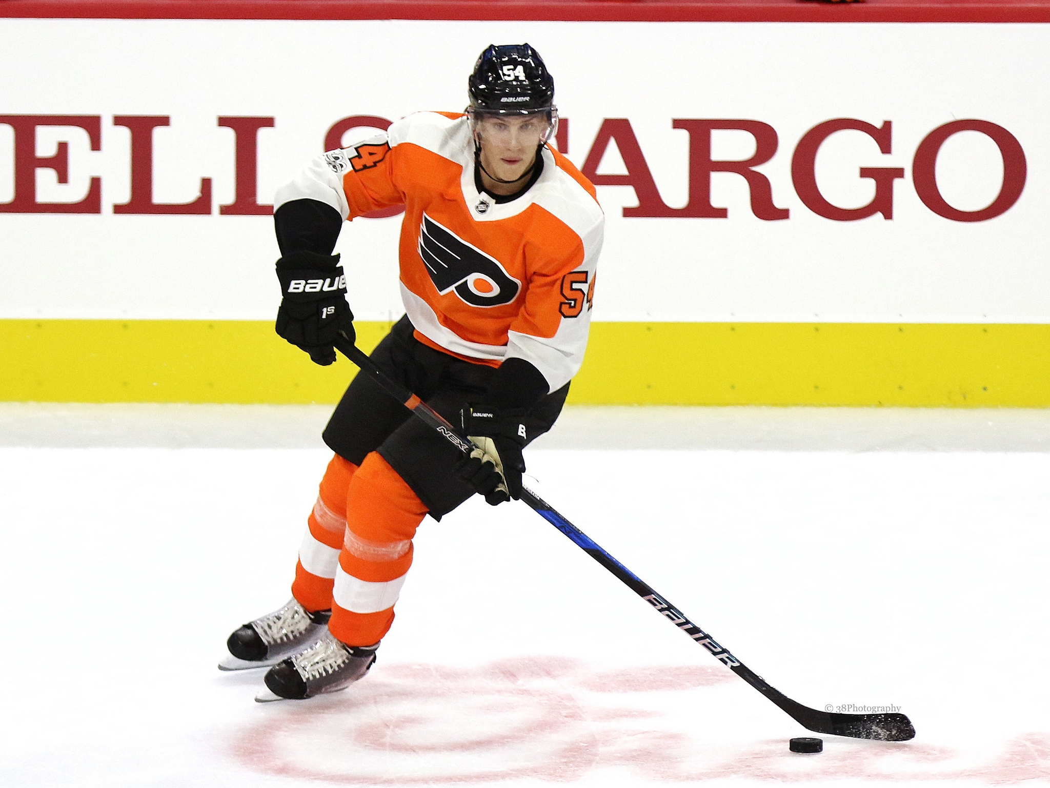 Oskar Lindblom on his NHL debut. - Philadelphia Flyers