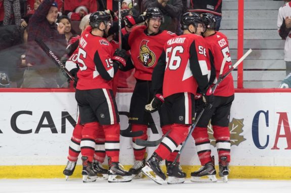 Ottawa Senators celebrate