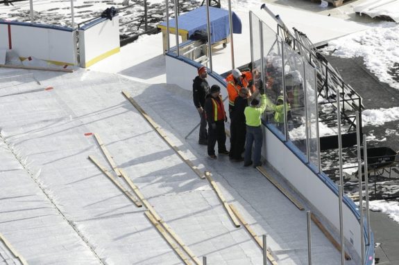 Outdoor game prep