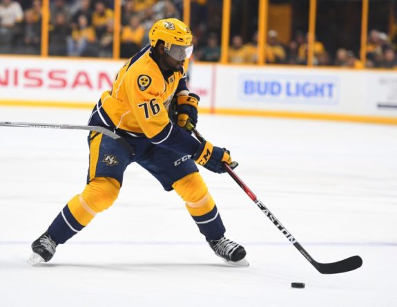 P.K. Subban Nashville Predators