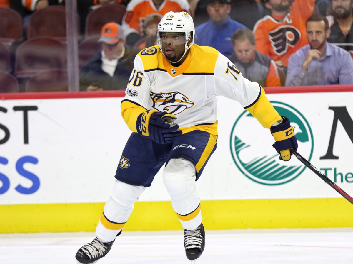 PK Subban Predators