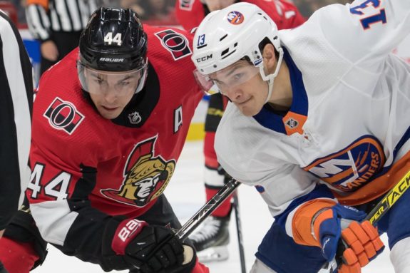 Ottawa Senators Jean-Gabriel Pageau New York Islanders Mathew Barzal