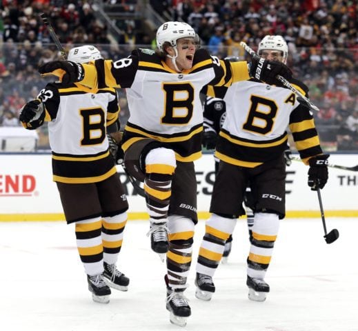 Boston Bruins David Pastrnak NHL Winter Classic