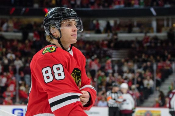 Blackhawks right wing Patrick Kane