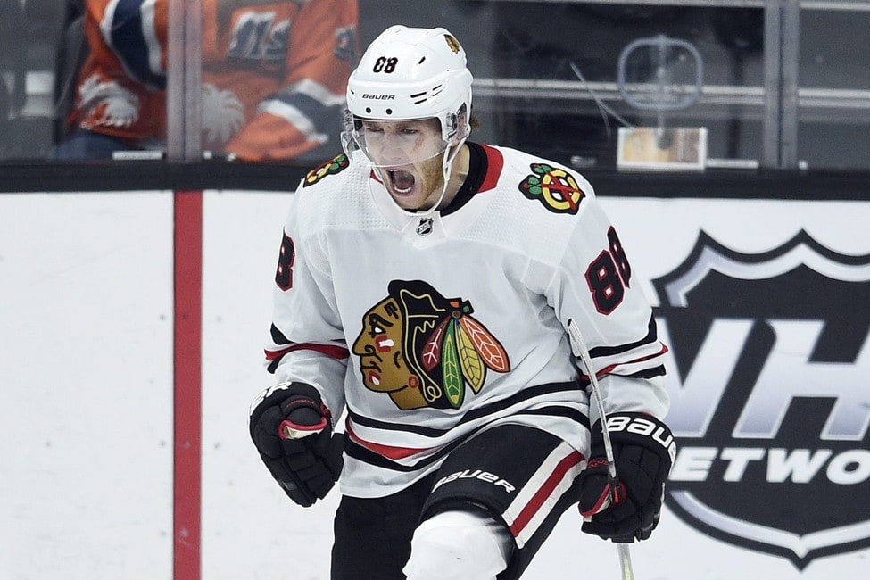 Together again? Artemi Panarin could be on the move, and Patrick Kane would  love to have him back with the Blackhawks