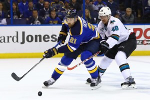 Patrik Berglund of the St. Louis Blues