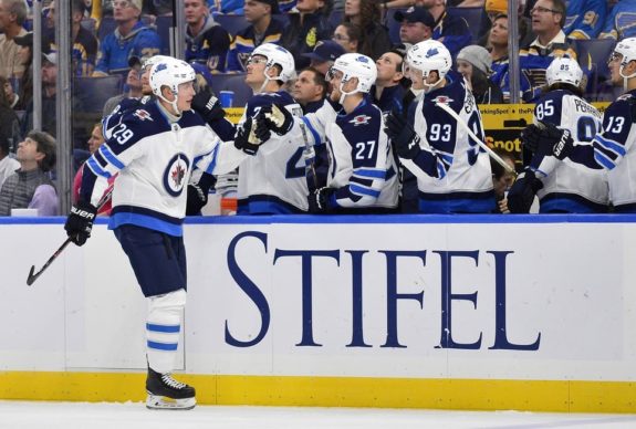 Patrik Laine Jets Bench