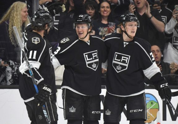 Tyler Toffoli Anze Kopitar Paul LaDue