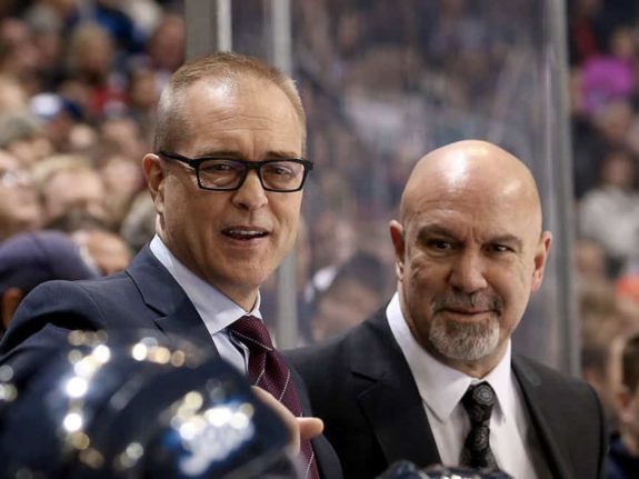 Head Coach Paul Maurice and Assistant Coach Charlie Huddy