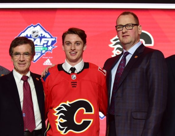 Jakob Pelletier Brad Treliving Flames