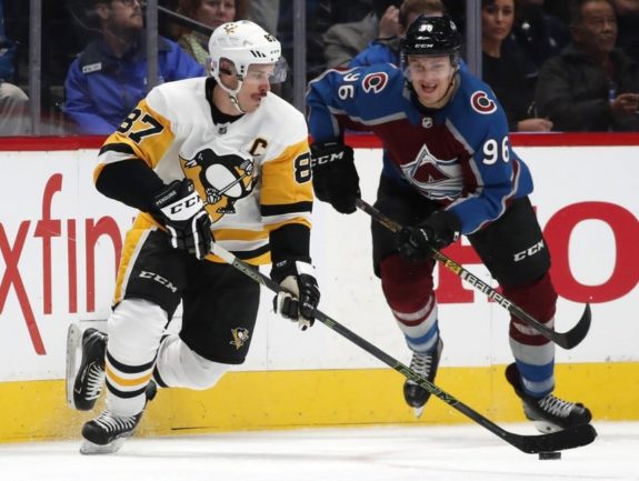 Pittsburgh Penguins Sidney Crosby Colorado Avalanche Mikko Rantanen