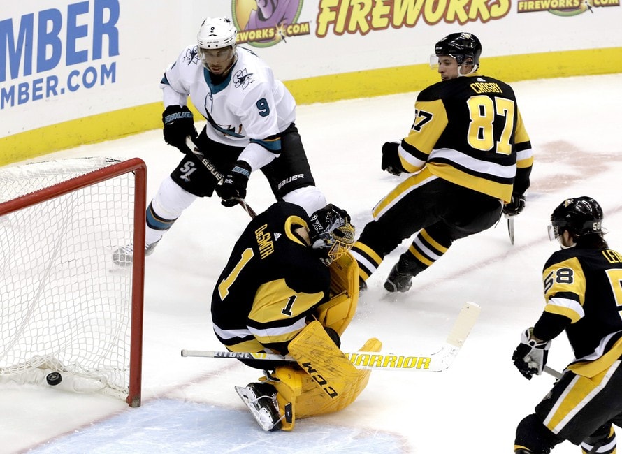 San Jose Sharks Blank Pittsburgh Penguins - Hertl Tallies Two Early