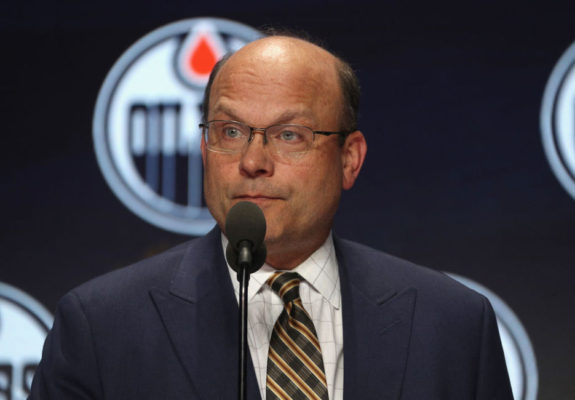 General manager Peter Chiarelli - Edmonton Oilers