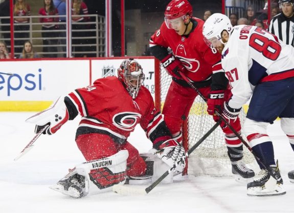 Hurricanes goaltender Petr Mrazek