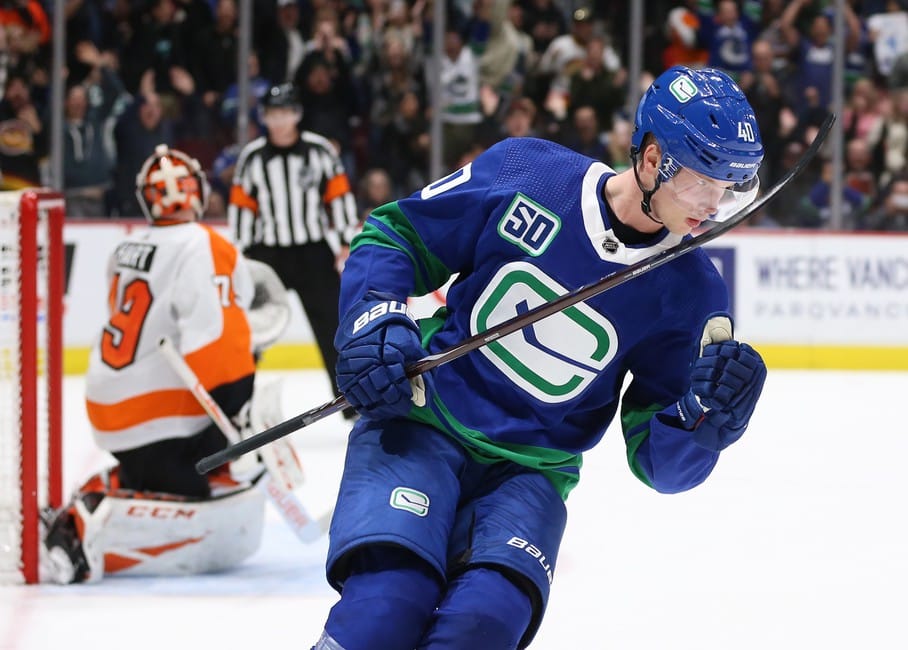 Vancouver Canucks' Pettersson Stepping Up With 5-Game Point Streak