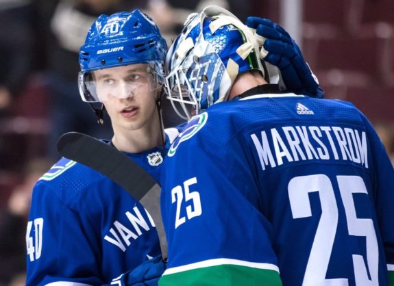 Elias Pettersson, Jacob Markstrom Vancouver Canucks