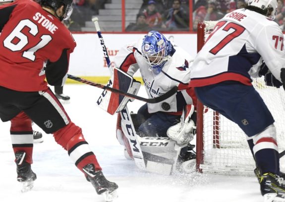 Washington Capitals goaltender Pheonix Copley