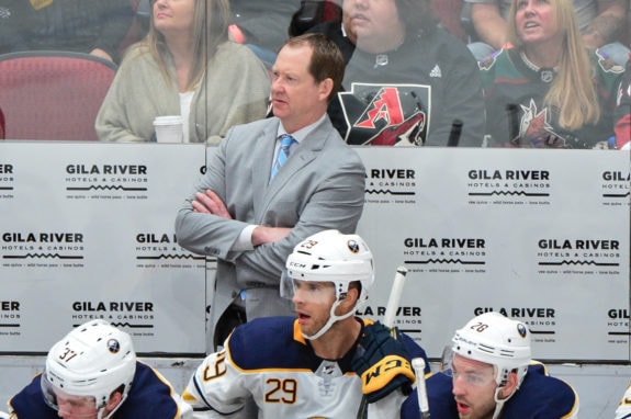 Buffalo Sabres head coach Phil Housley