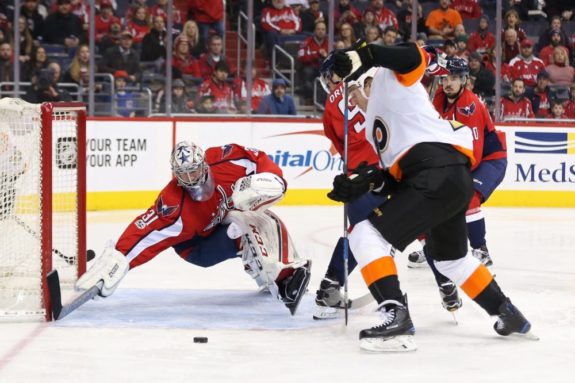 Potential expansion draft selection for the Vegas Golden Knights Philipp Grubauer.