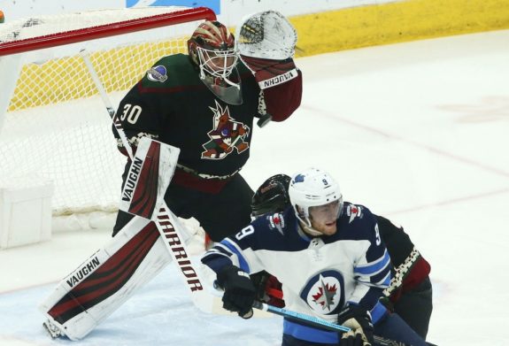 Calvin Pickard of the Detroit Red Wings.