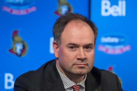 Pierre Dorion Ottawa Senators 2015