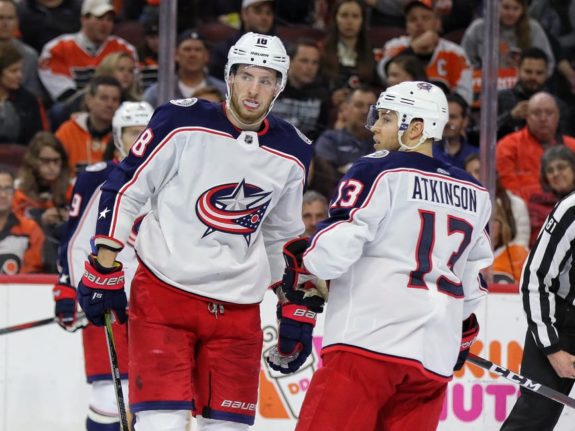 Pierre Luc-Dubois Cam Atkinson Blue Jackets