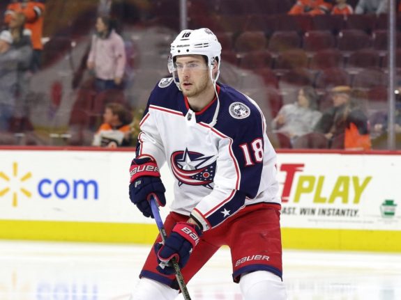 Pierre-Luc Dubois #18, Columbus Blue Jackets