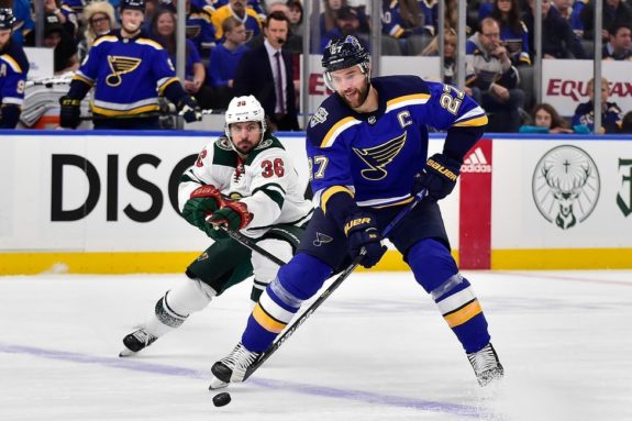 St. Louis Blues Alex Pietrangelo Minnesota Wild Mats Zuccarello