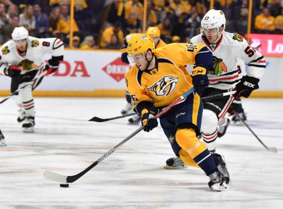 Pontus Aberg, Nashville Predators