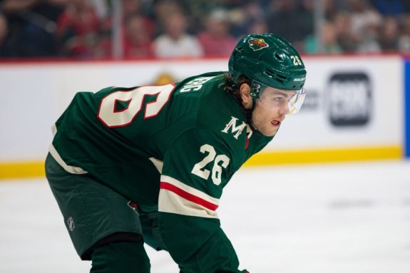 Wild forward Pontus Aberg