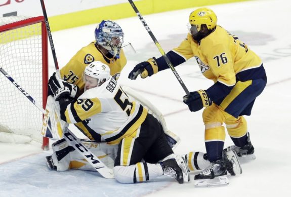 Pekka Rinne, P.K. Subban, Jake Guentzel