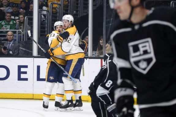 Nashville Predators Viktor Arvidsson Ryan Johansen