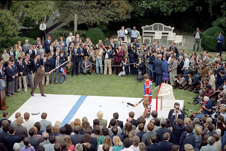 Washington Capitals, Ronald Reagan